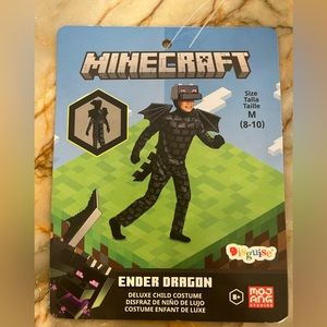 SOLD Minecraft Ender Dragon Deluxe Costume Size M Age 8-10